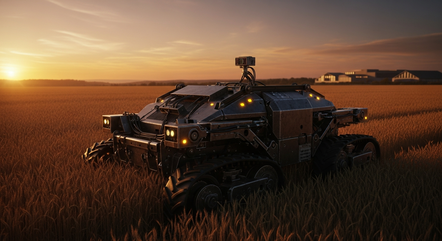 Curanova autonomous robot in field